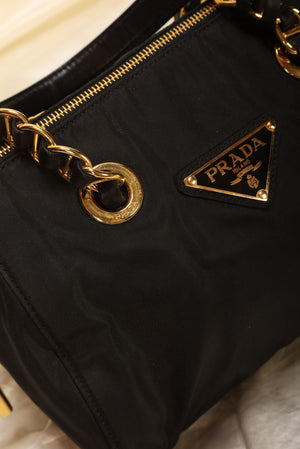 Rare Prada Nylon Bowler Bag