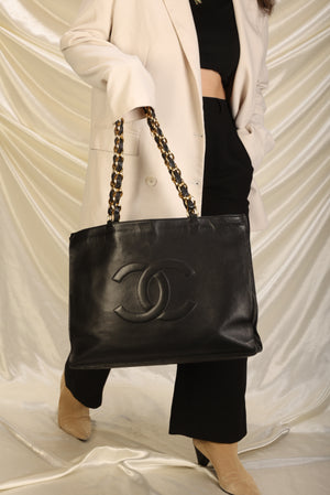 Chanel Lambskin Chunky Chain Timeless Tote