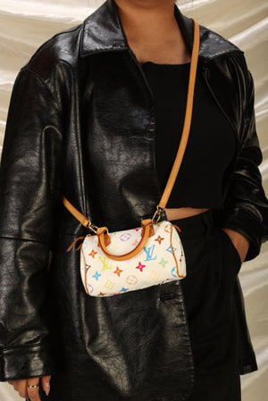 Nano speedy / mini hl leather mini bag Louis Vuitton Multicolour
