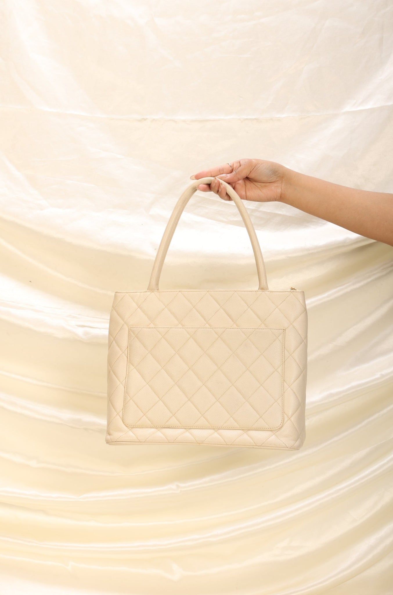 Chanel Ivory Medallion Tote
