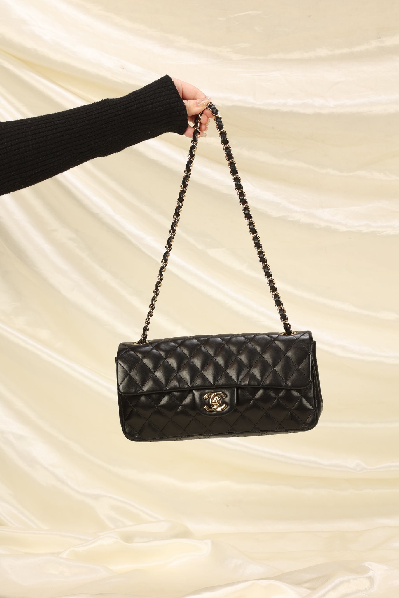 Chanel Mini Flap Bag Black Lambskin