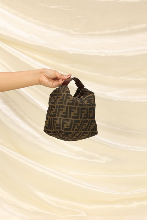 Fendi Zucca Mini Pochette - Black Mini Bags, Handbags - FEN91234