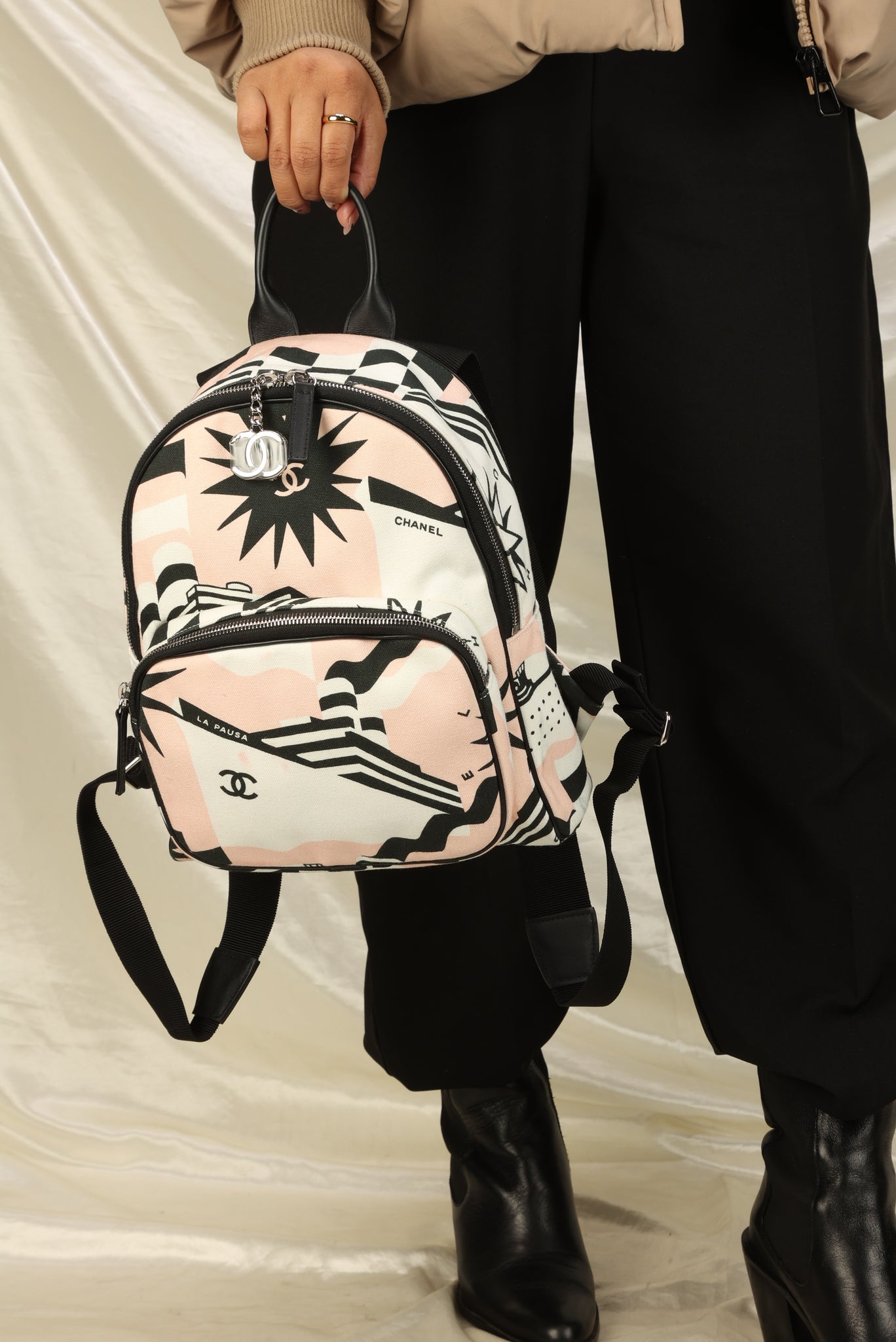 Rare Chanel Canvas Backpack