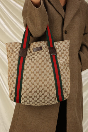 Gucci Monogram XL Shopper Tote