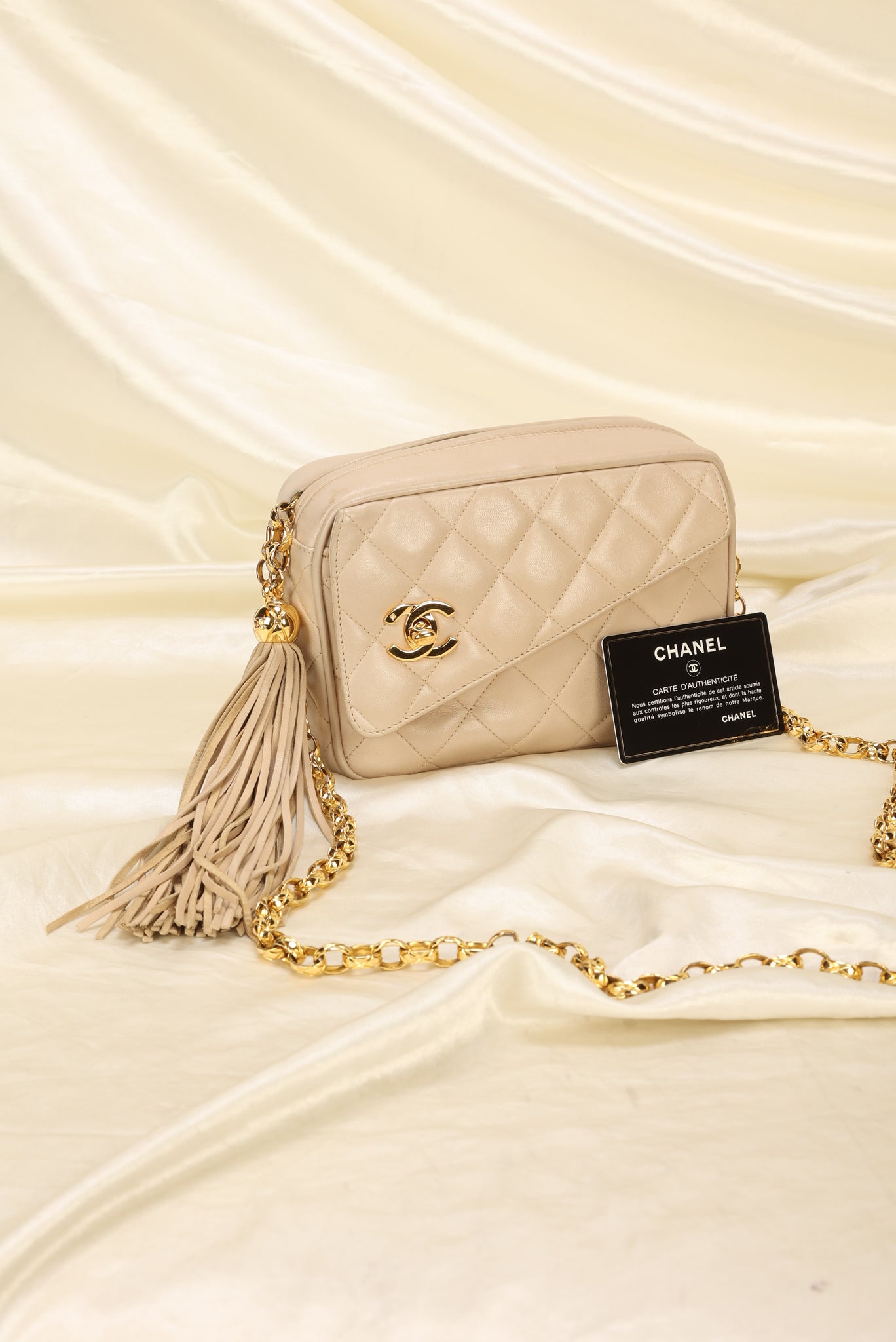 Rare* Chanel Bijoux Chain Quilted Flap Bag, Luxury, Bags & Wallets