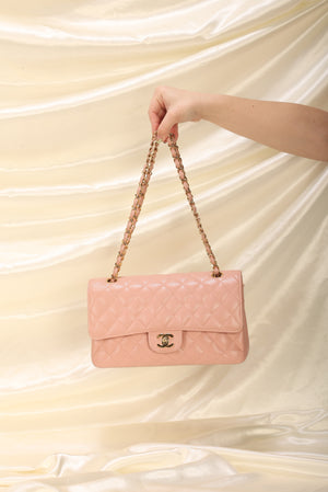Extremely Rare 2004 Chanel Caviar Pink Double Flap
