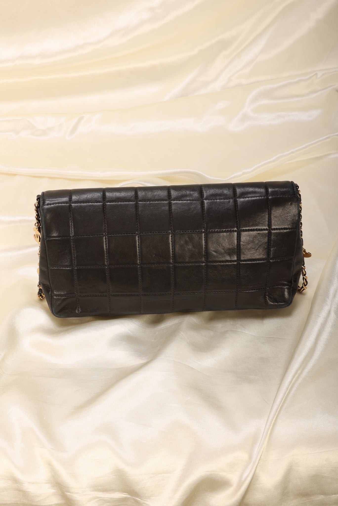 Extremely Rare Chanel Lambskin Charm Chocolate Bar