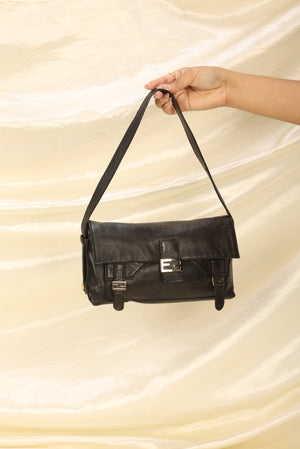 Extremely Rare Fendi Leather Baguette