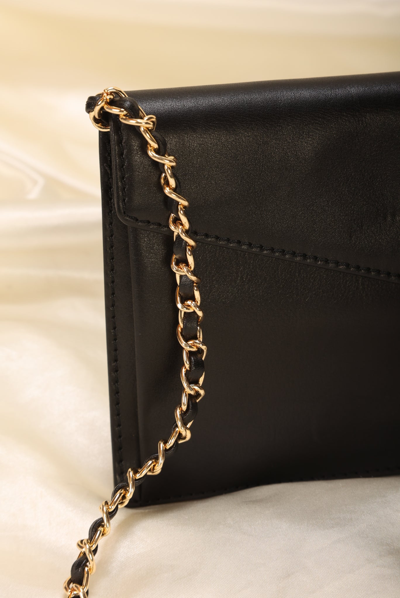 Chanel Lambskin Clutch on Chain