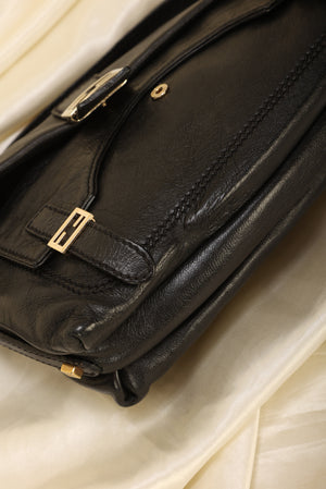 Extremely Rare Fendi Leather Baguette