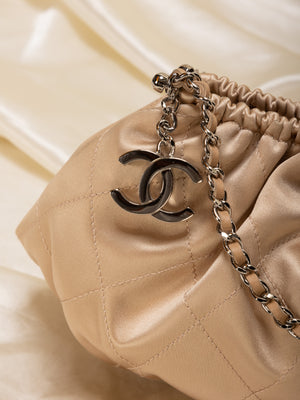 Rare Chanel Satin Croissant Bag