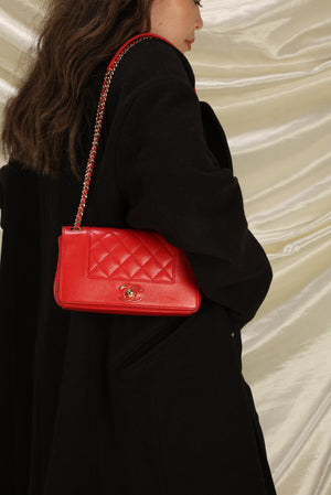 Chanel Mademoiselle Sheepskin Shoulder Bag