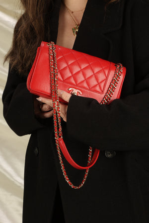 Chanel Mademoiselle Sheepskin Shoulder Bag