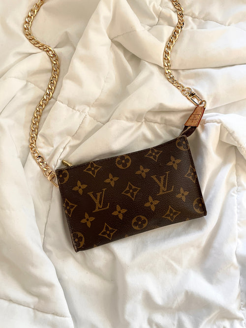 LOUIS VUITTON NICE MINI  CONVERT TO CROSSBODY & WHAT FITS INSIDE 