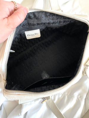 Dior Calfskin Leather Boston Bag