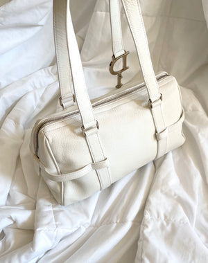Dior Calfskin Leather Boston Bag
