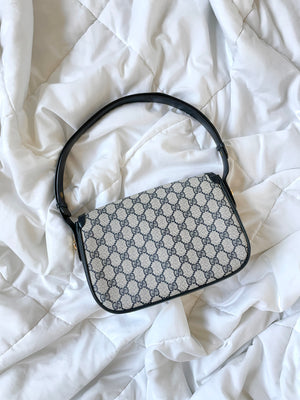 Gucci Monogram Navy Convertible Bag