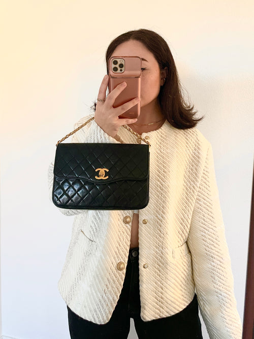 STYLING WHITE AND BEIGE CHANEL CLASSIC FLAP 