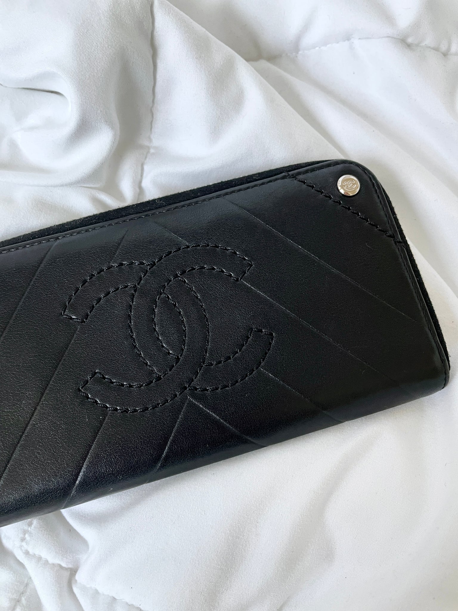 Chanel Lambskin Wallet with Charm