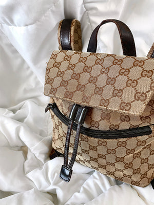 Gucci Monogram Backpack