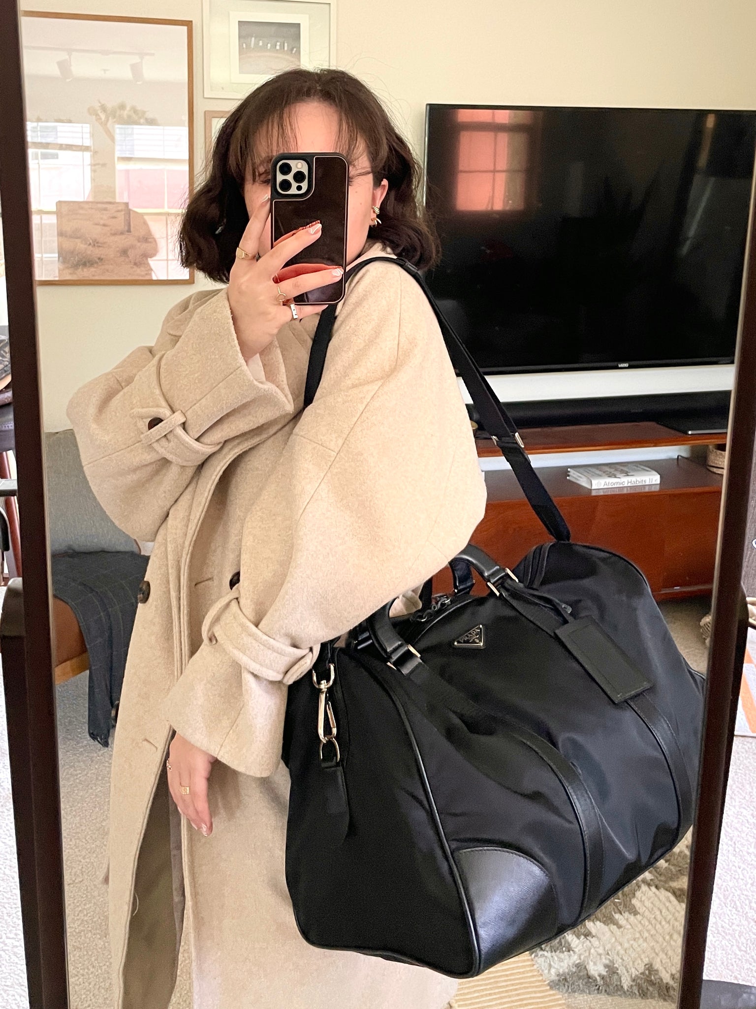 Prada Weekender Travel Bag
