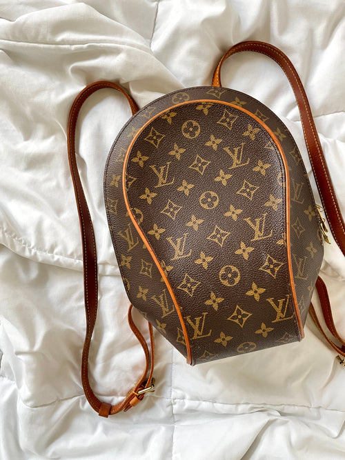Louis Vuitton Ellipse Backpack Granite in Embossed Cowhide Leather - US