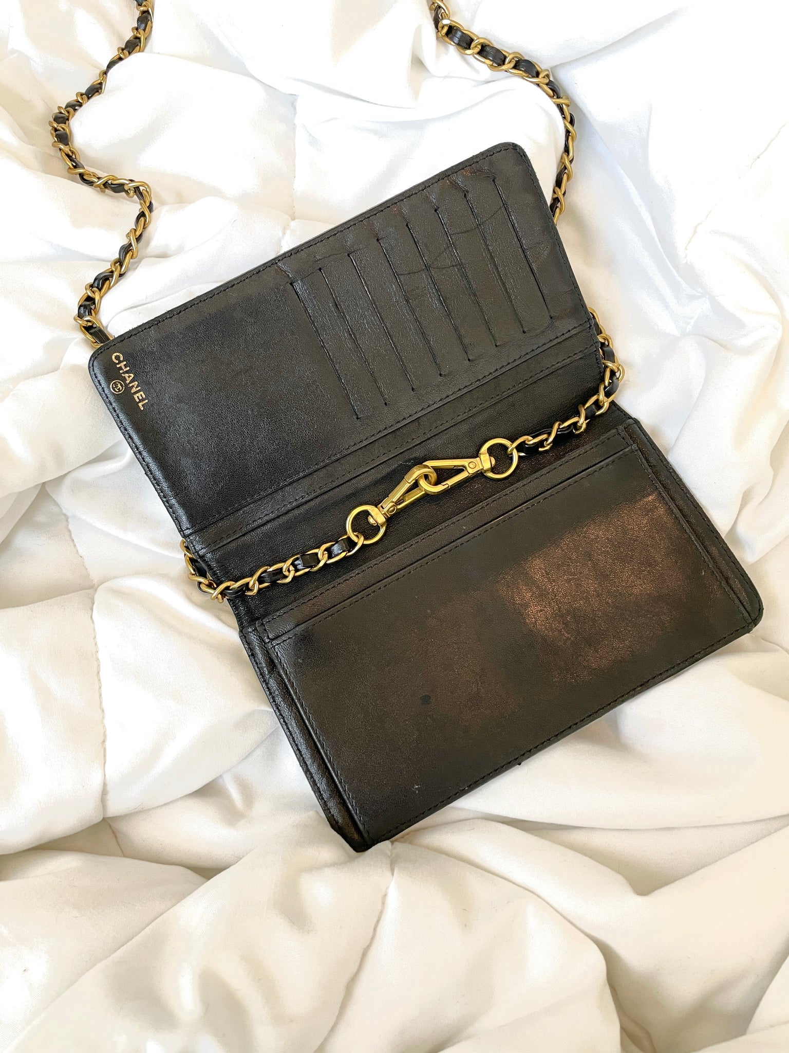 Chanel Lambskin Wallet on Chain
