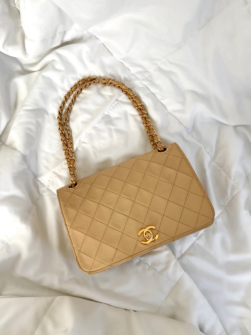 Chanel Beige Full Flap Bag – SFN