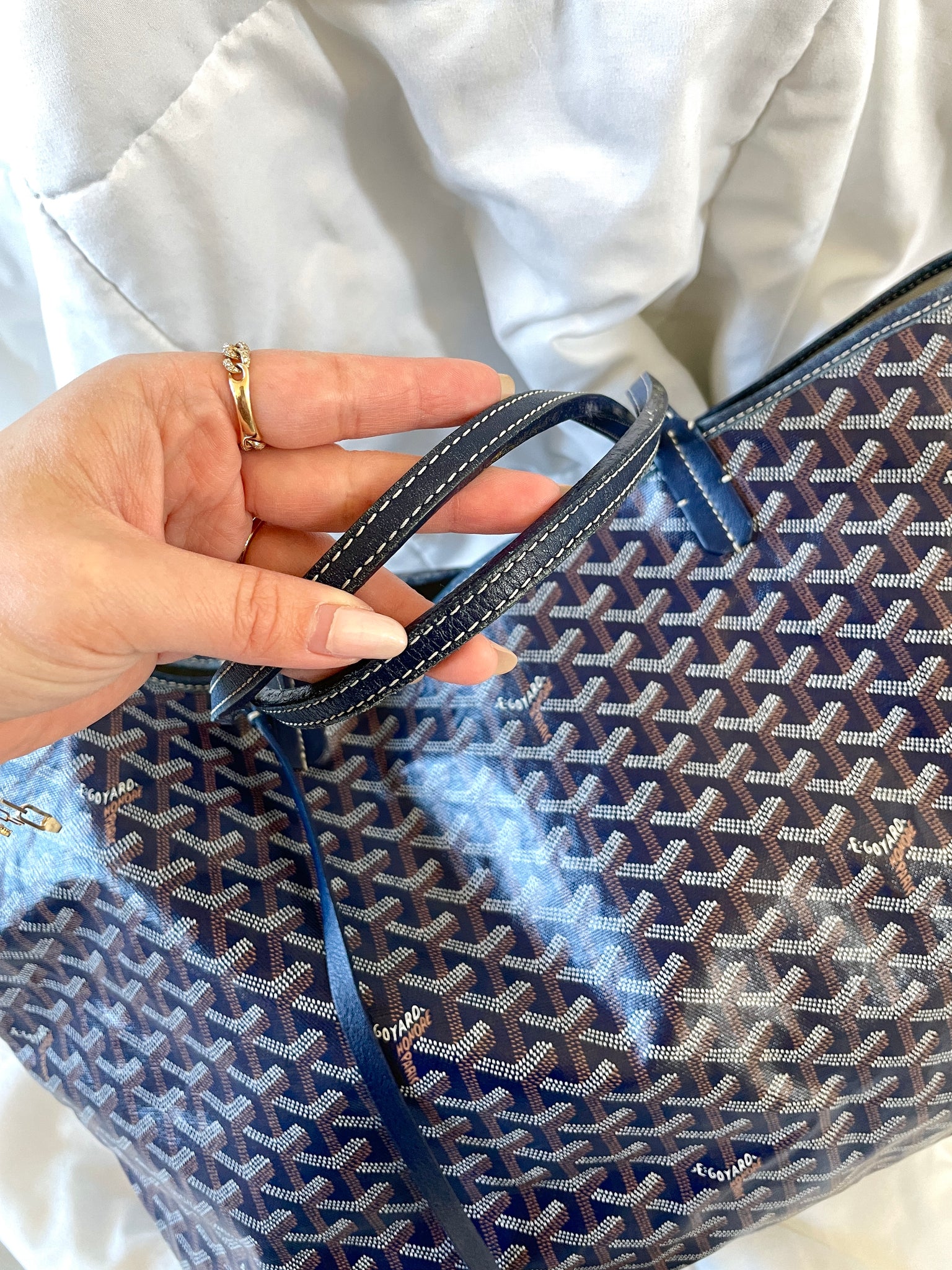 Goyard St. Louis GM Tote with Pouch