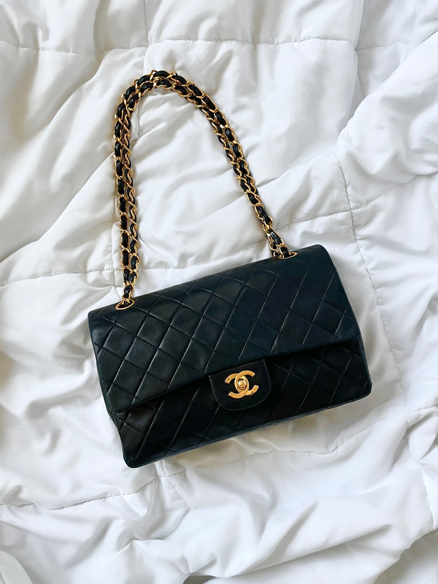 Chanel Black Lambskin Rectangular Mini Classic Flap Bag SHW  Boutique  Patina