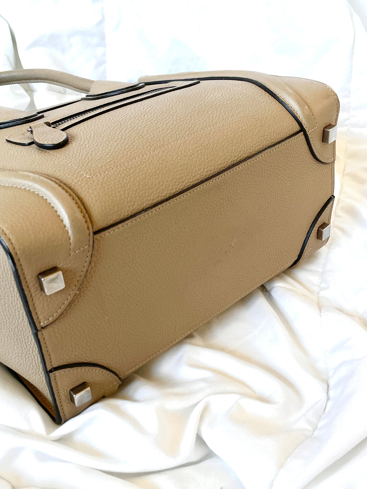 Mini Celine Luggage in Grained Calfskin