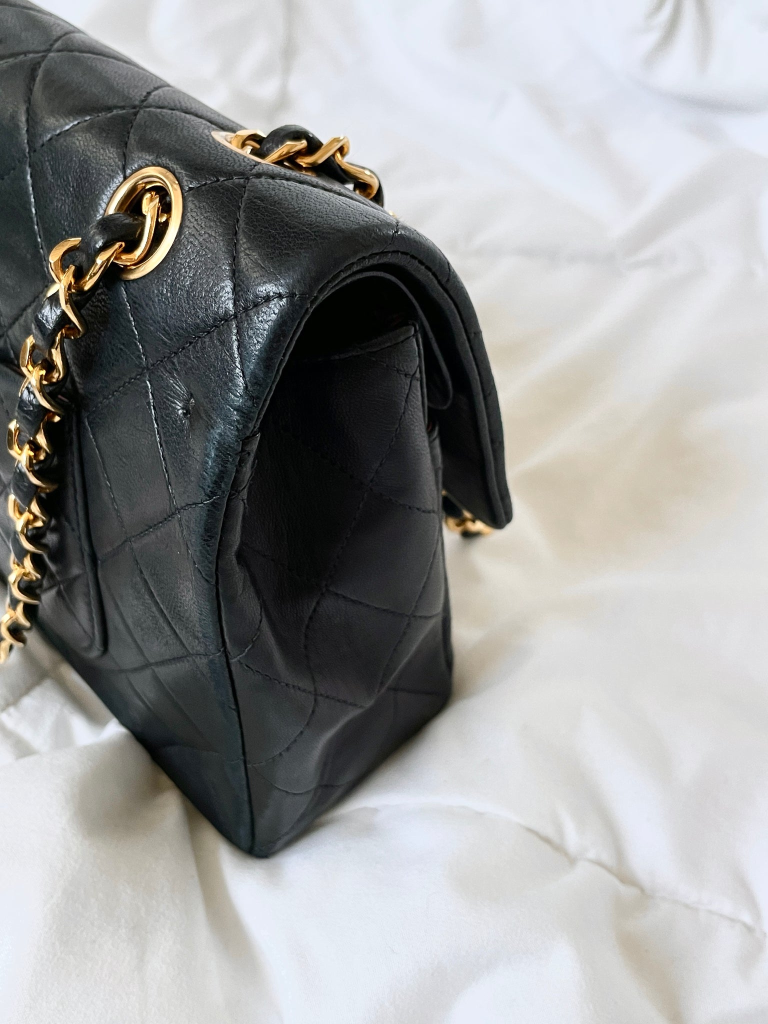 Chanel Classic Medium Double Flap Quilted Lambskin Bag
