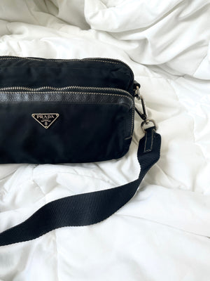 Prada Nylon & Leather Bag
