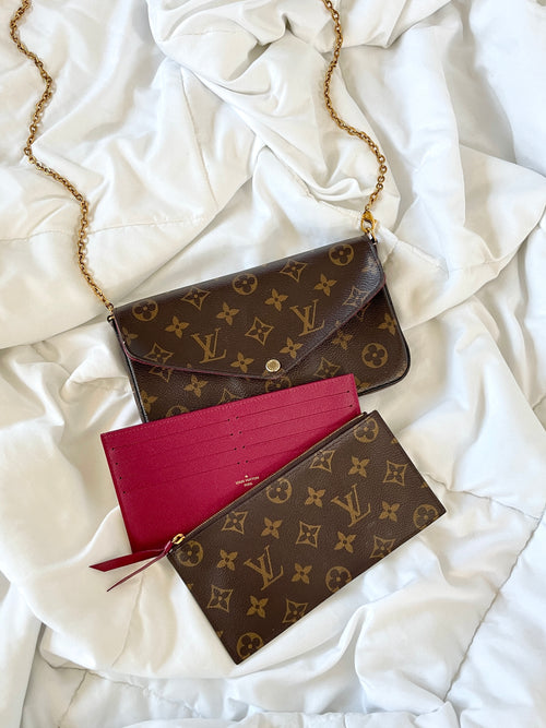 Louis Vuitton Felicie Chain Strap Review + OOTD Modelling Shots 