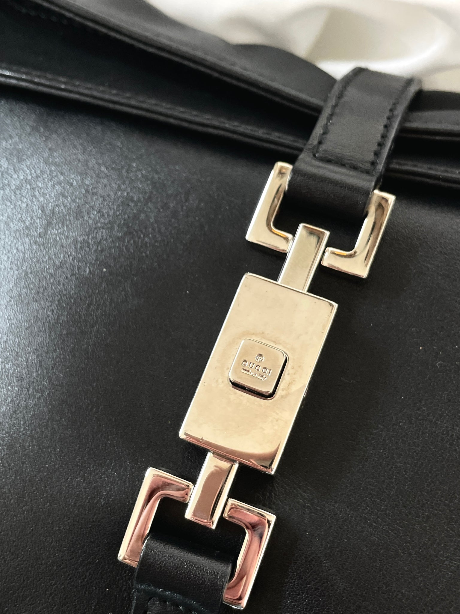Gucci Leather Square Jackie