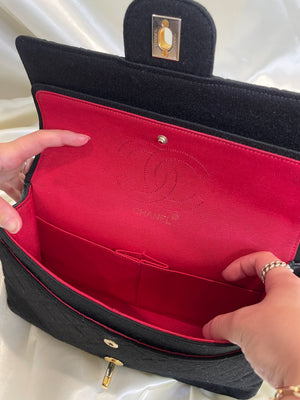 Rare Chanel Jersey Medium Double Flap Bag