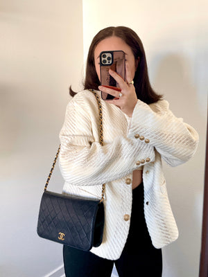 Chanel Medium Lambskin Full Flap Bag