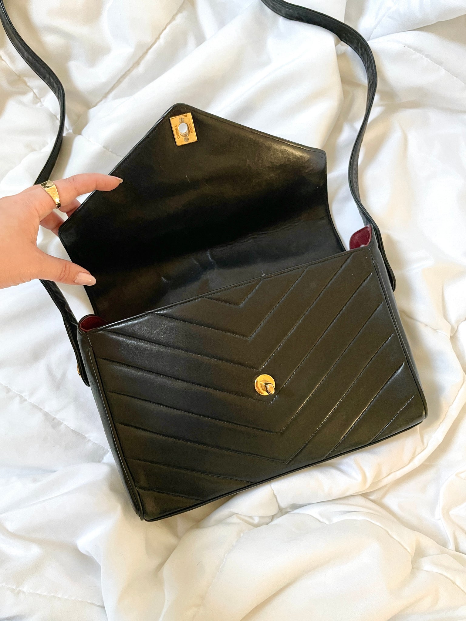 Chanel Envelope Turnlock Bag