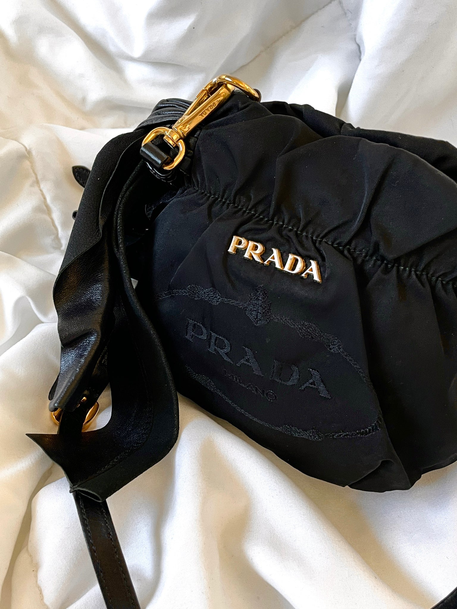 Rare Prada Nylon Bucket Bag