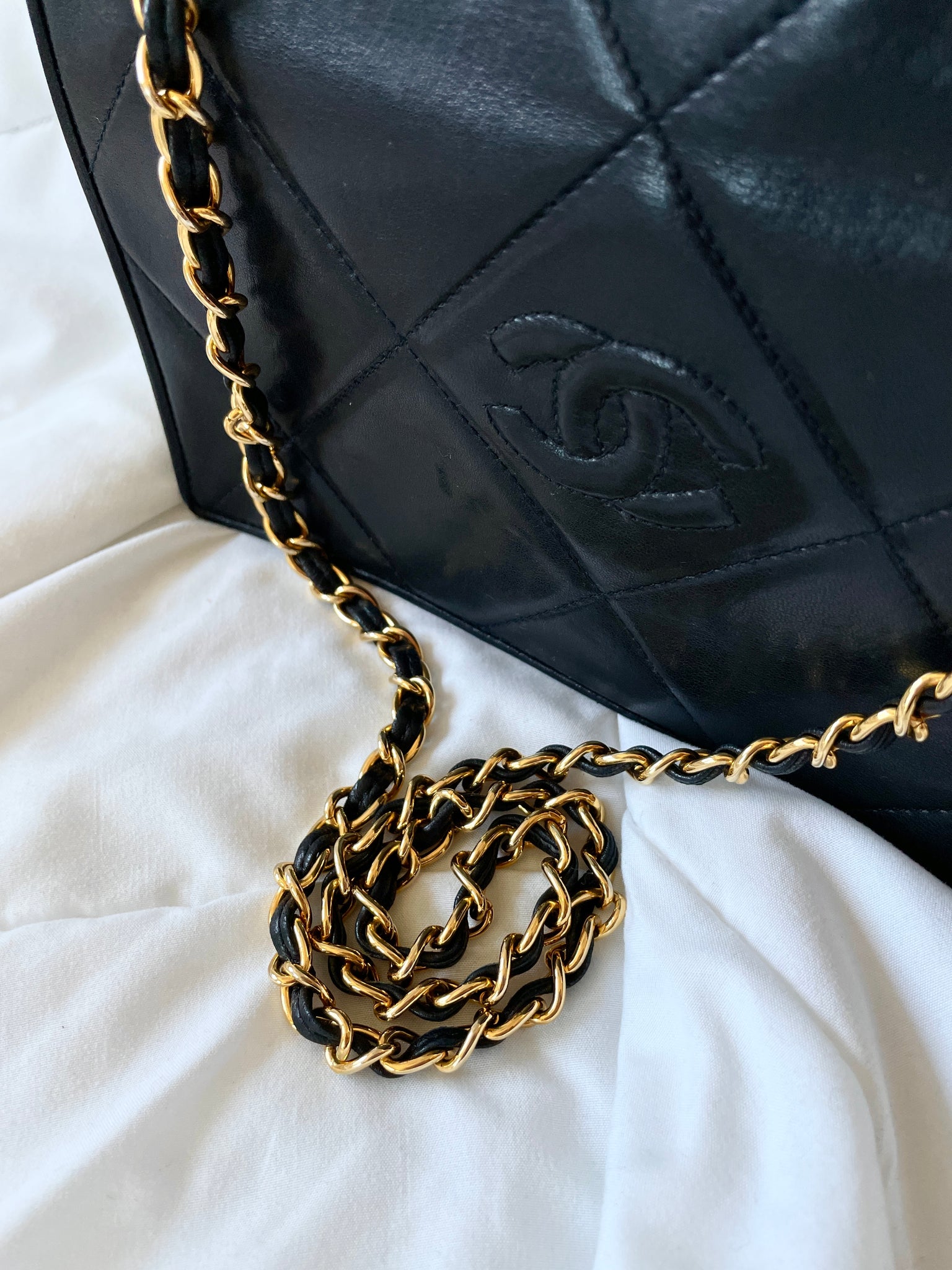 Chanel Vintage Lambskin Flap Bag
