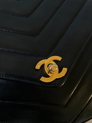 Chanel Envelope Turnlock Bag